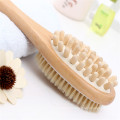 nouvelle conception masseur bain en bois double brosse de nettoyage du visage